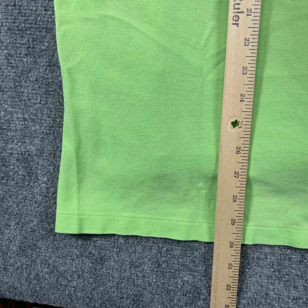 Polo Ralph Lauren Polo Shirt Mens XXL Lime Green Pique Cotton Pony Logo Casual